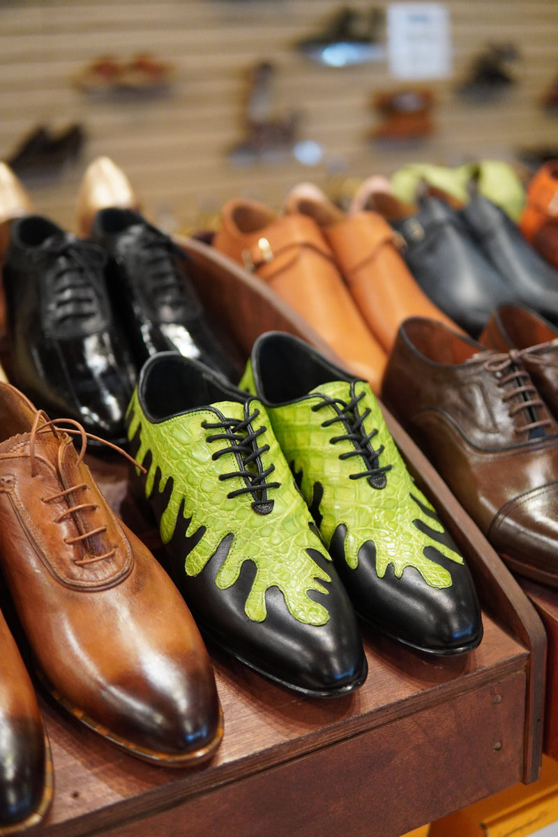 Unique leather shoes