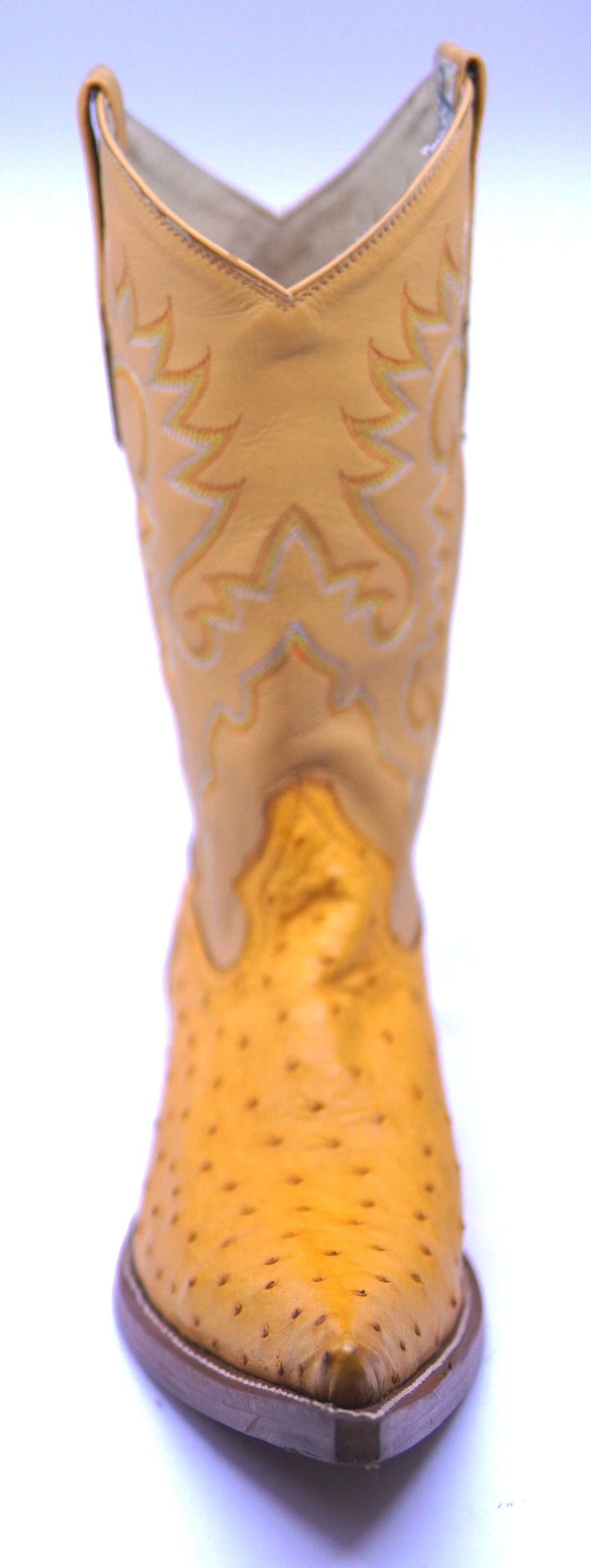 Ostrich Pointed Toe Cowboy Boots image 3