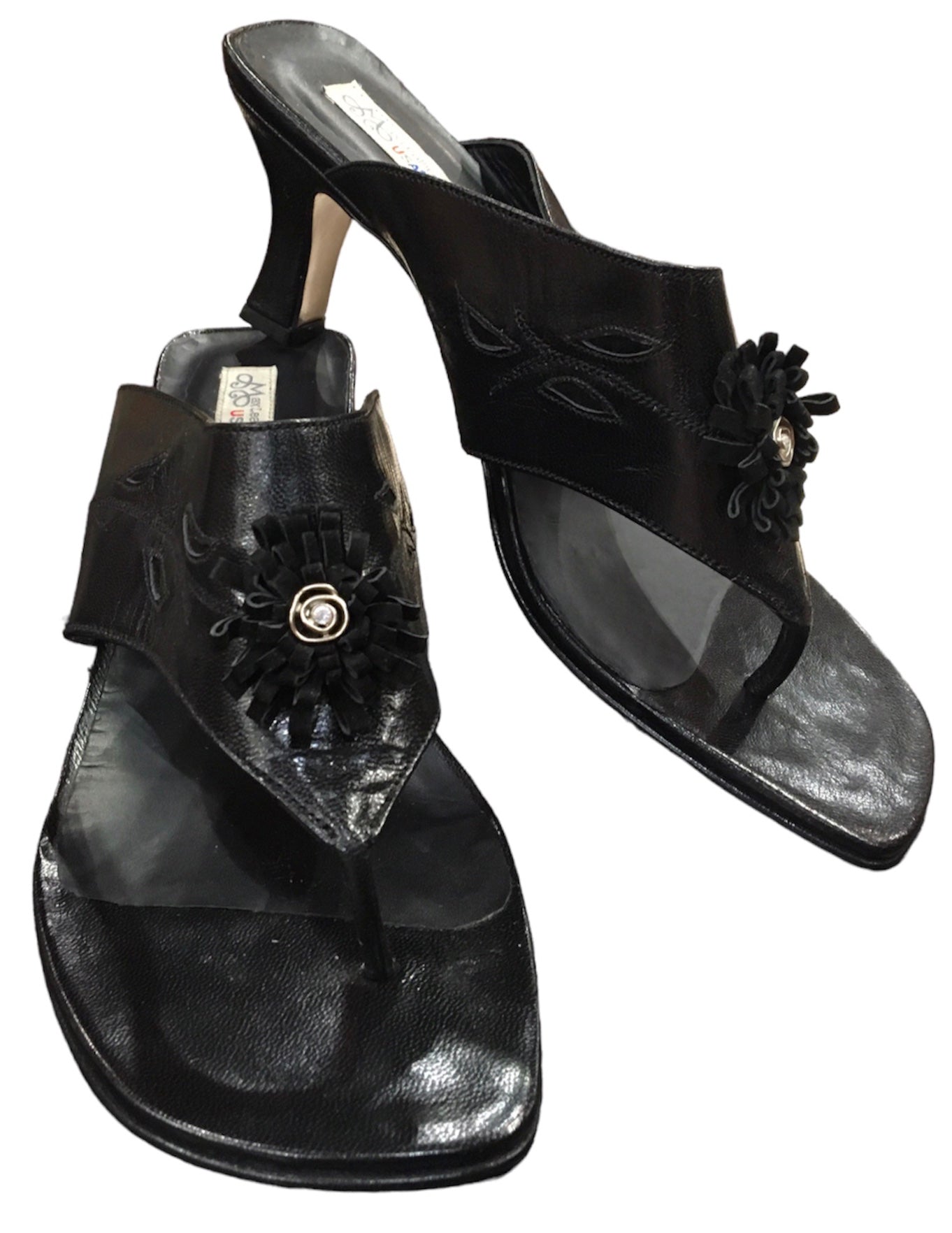 Leather Sandal Heel image 2
