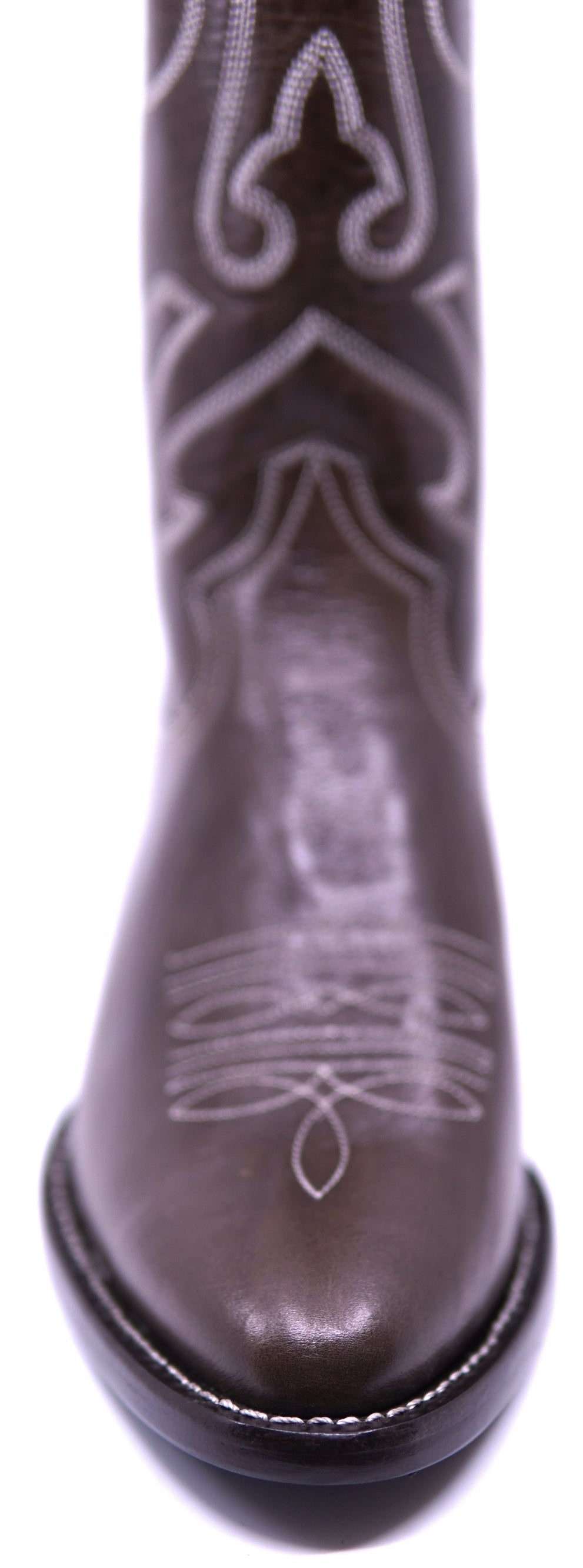 Genuine Brown Leather Cowboy Boots image 4