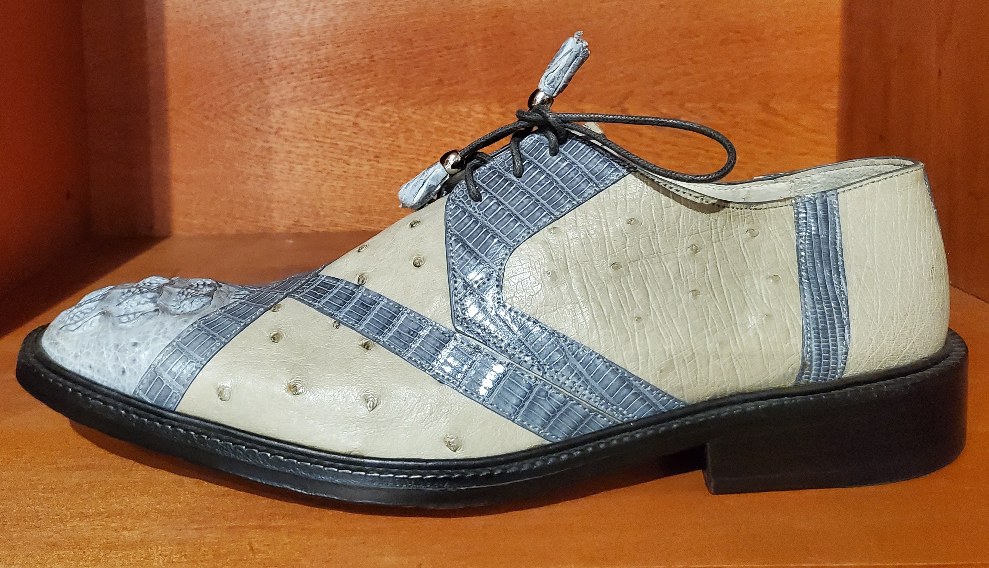 Crocodile/Ostrich/Lizard Dress Shoe US Men's 11.5 image 1