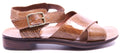 Genuine Unisex Ostrich Leg Strap Sandals image 0