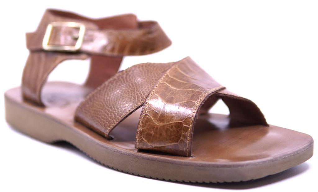 Genuine Unisex Ostrich Leg Sandals image 2