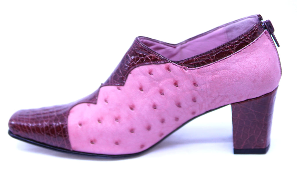Ostrich & Crocodile Heel 7.5-US Women's image 1