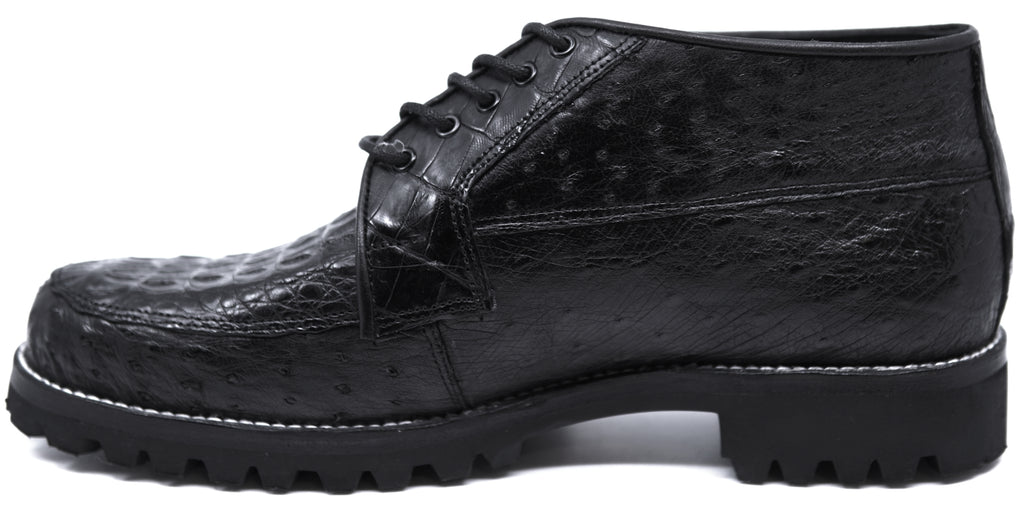 HB Caiman & Ostrich Ankle Boots 8D image 1