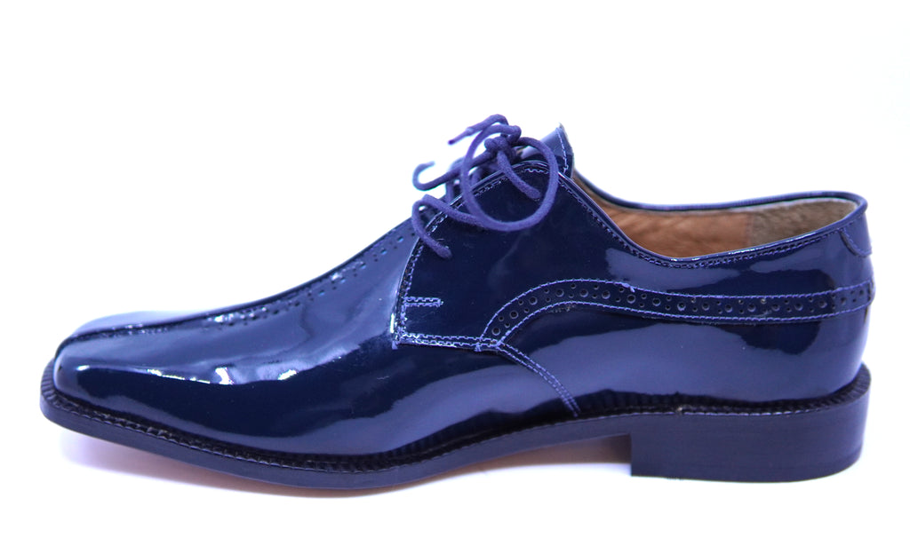 Navy Patent Leather Dress Shoes US 11 image 3