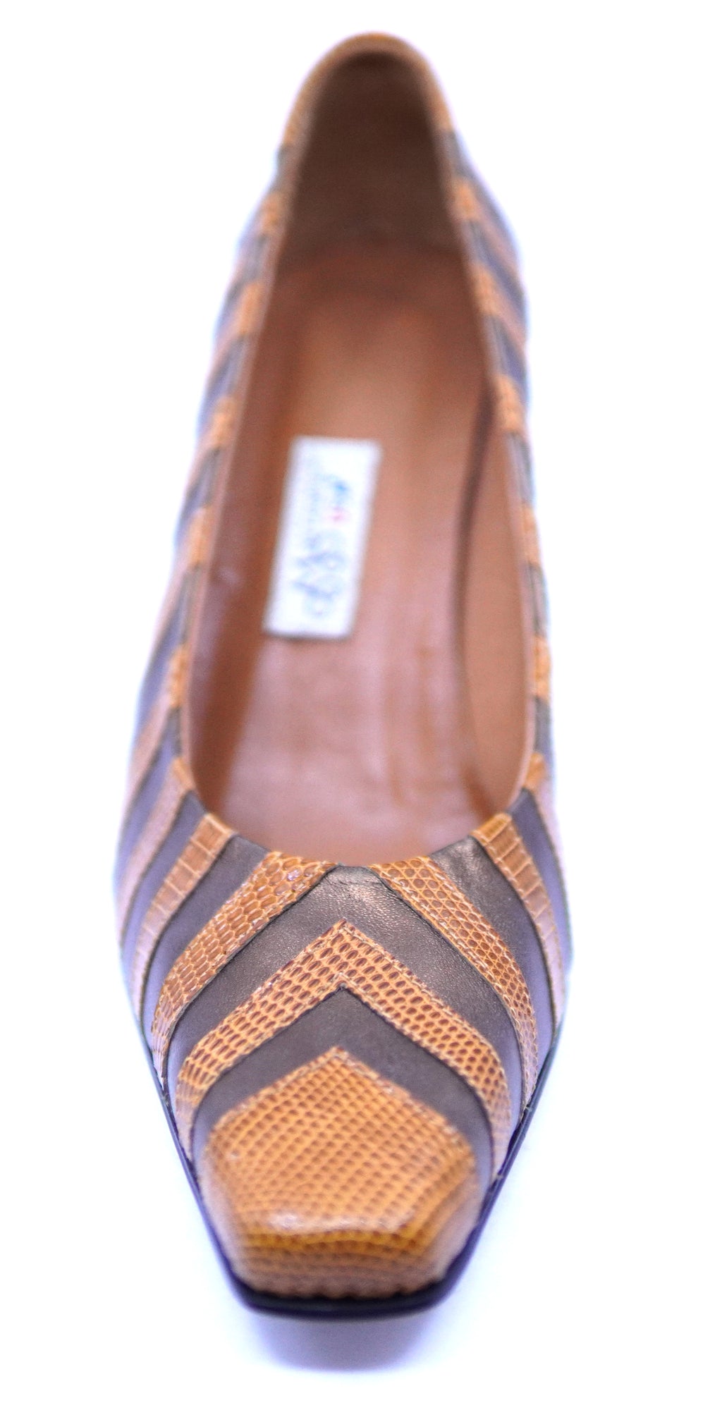 Lizard & Leather Heel image 3