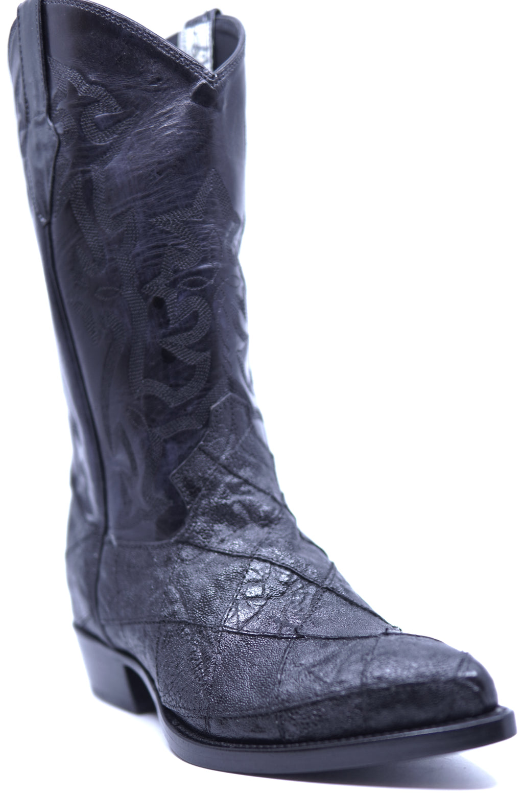 Genuine Frog Textured Leather Cowboy Boots image 2