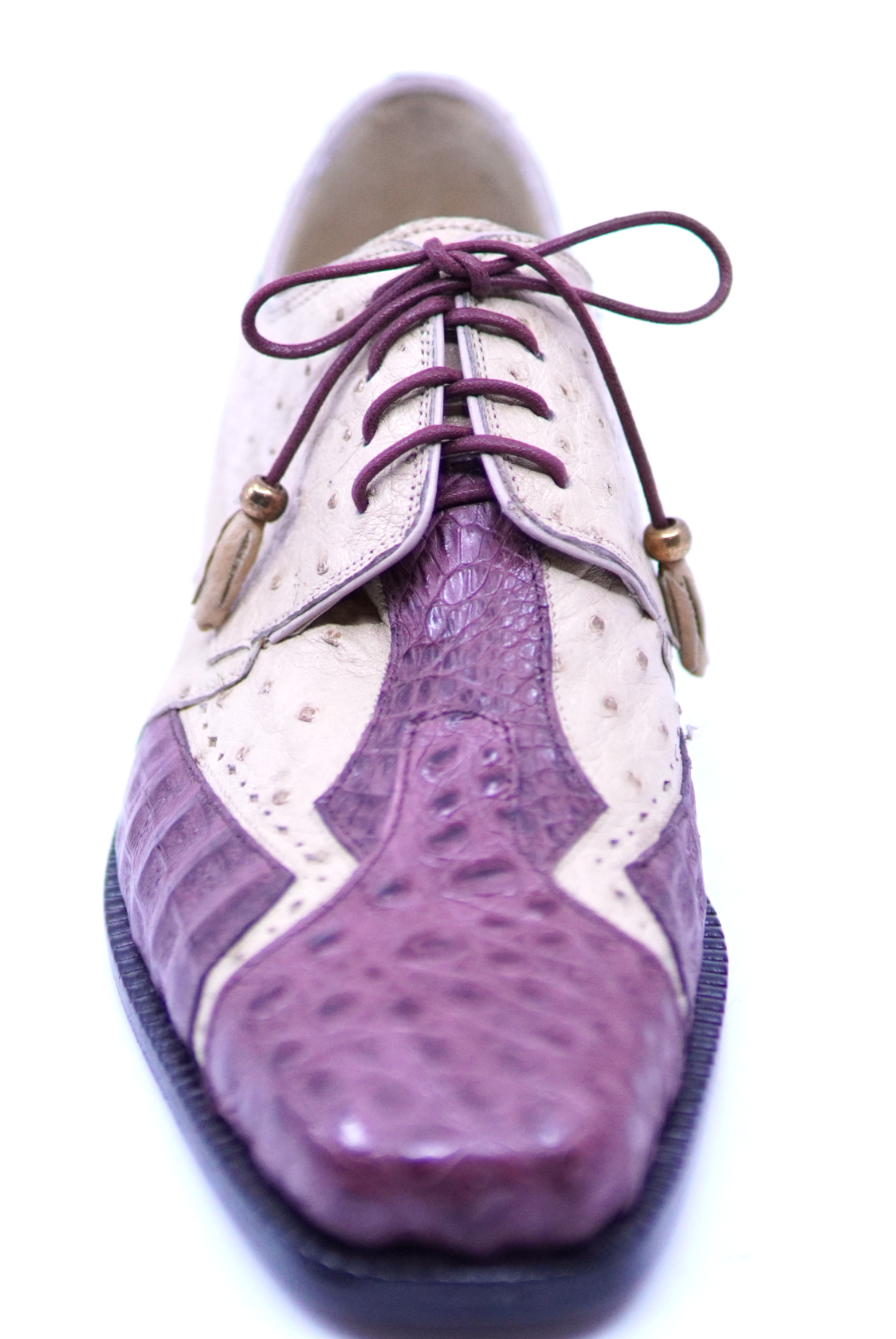 Ostrich & Crocodile Dress Shoes US 10 image 3