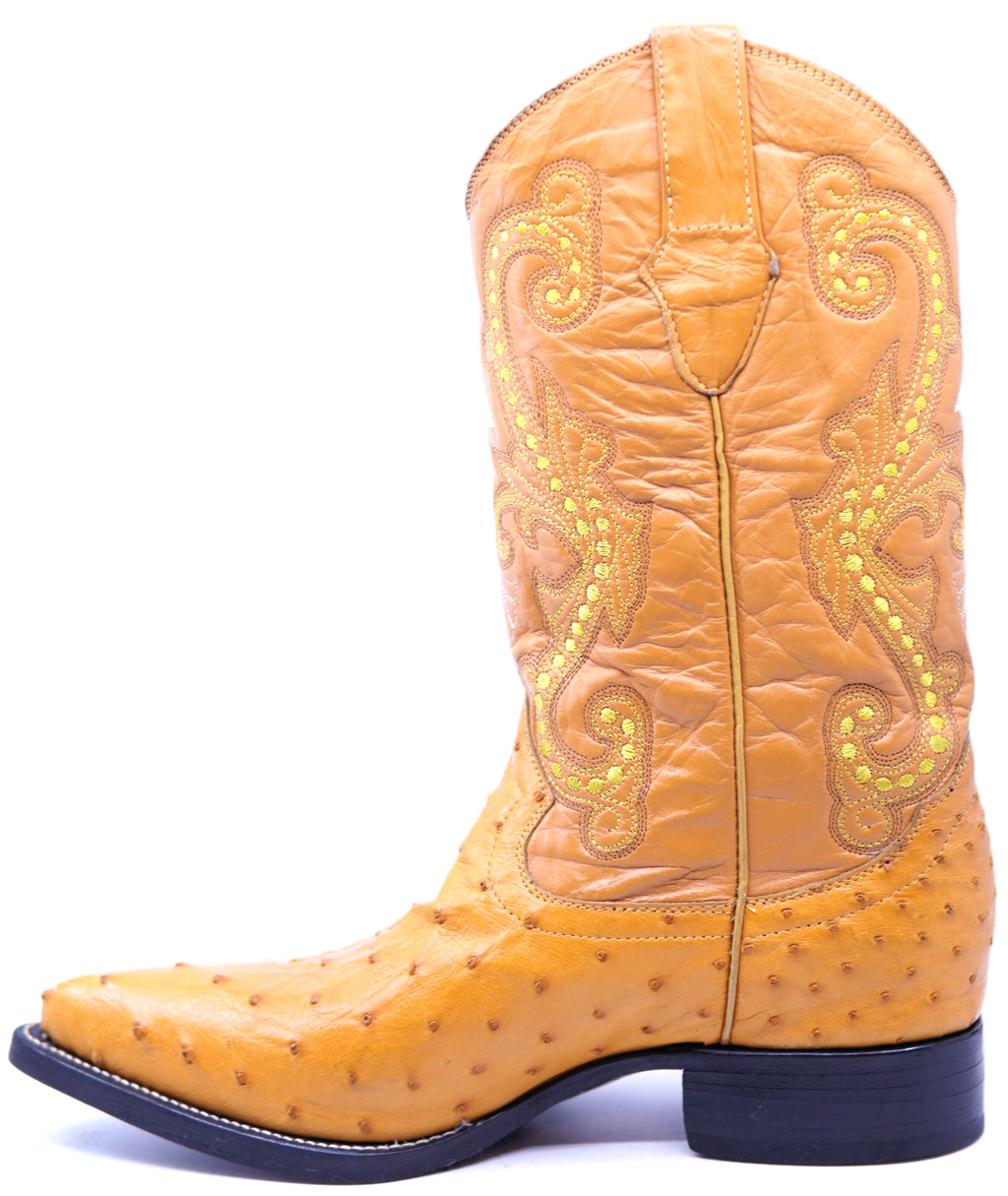 Genuine Ostrich Cowboy Boots image 1