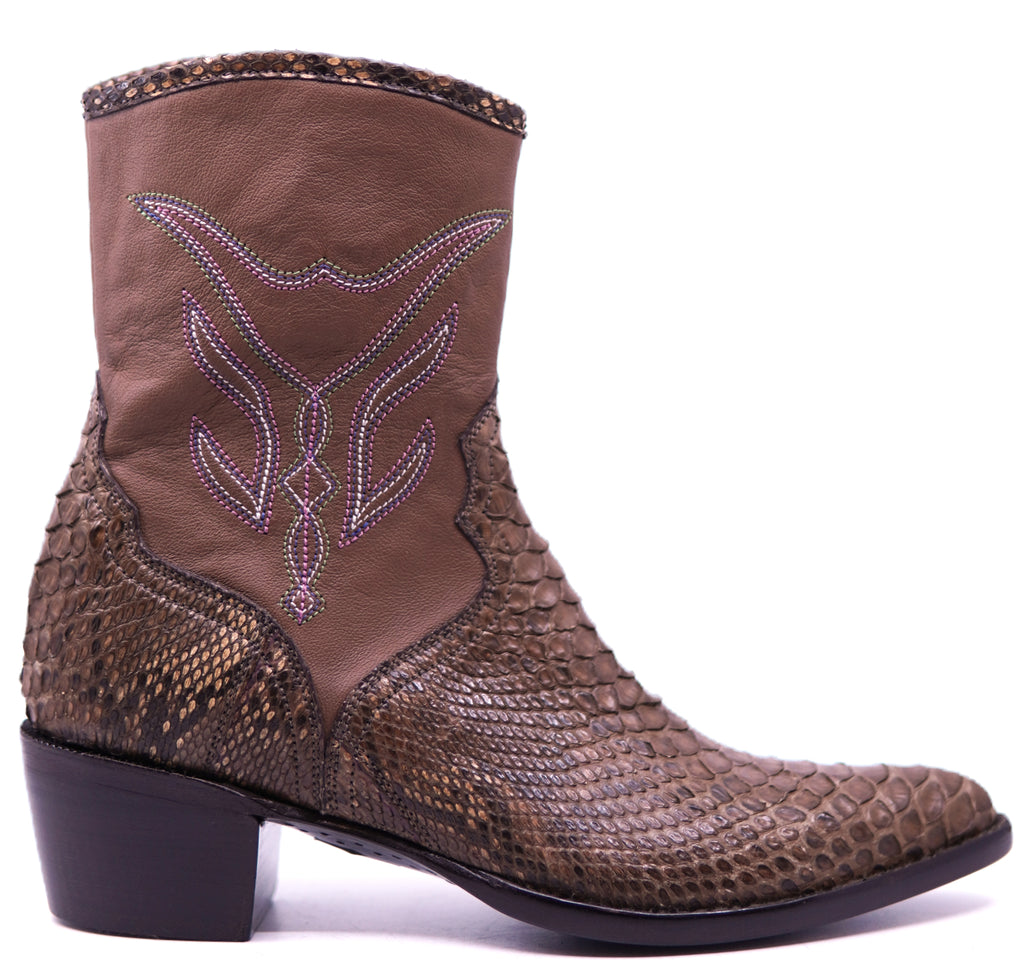 Genuine Python Botin US-8.5 Women image 0