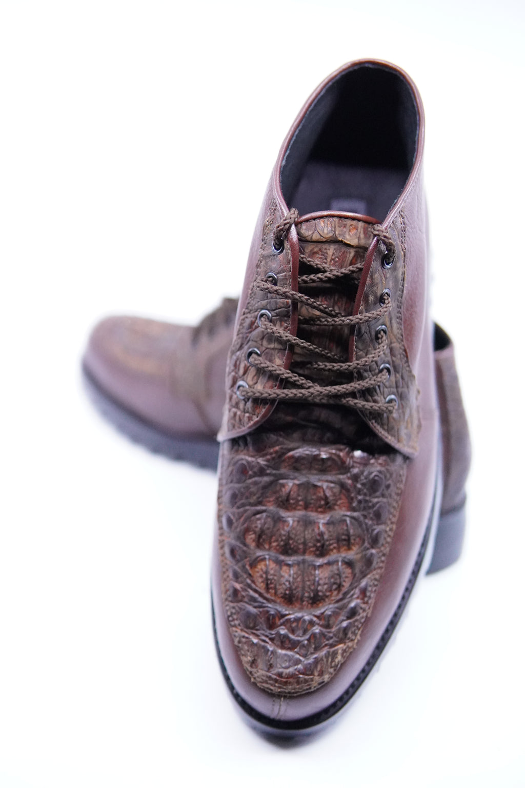 HB Caiman & Leather Ankle Boots US Men's 11 image 1