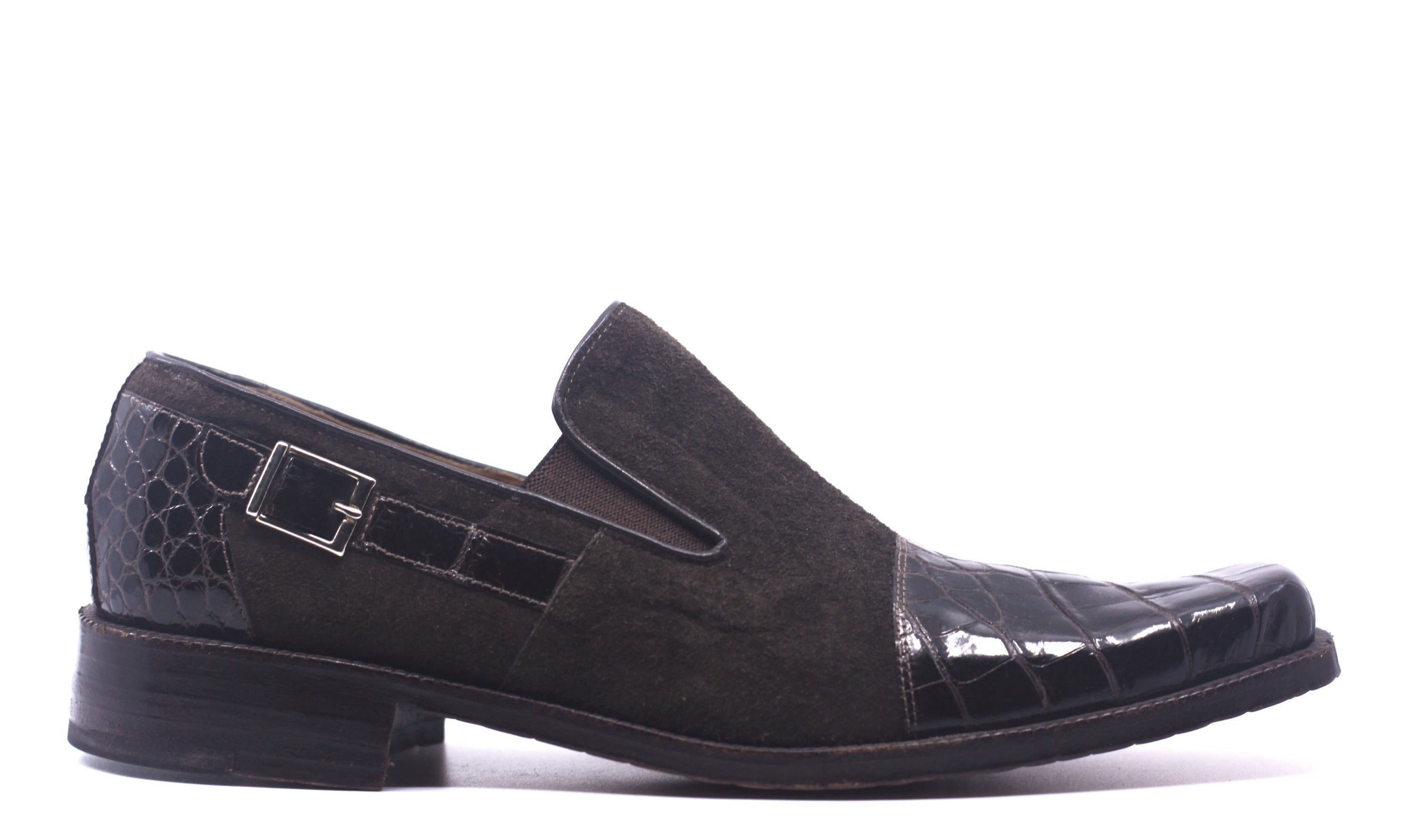 Alligator Belly and Suede Loafer US Men's 9 image 0