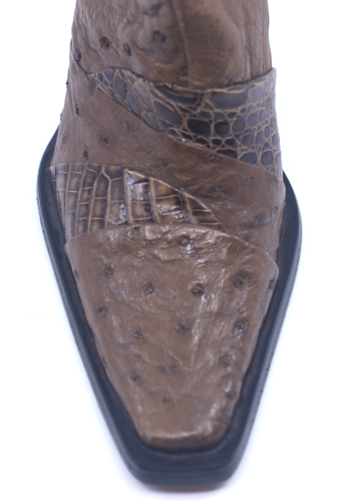 Ostrich and Croc Heels US Women's 6.5 image 1