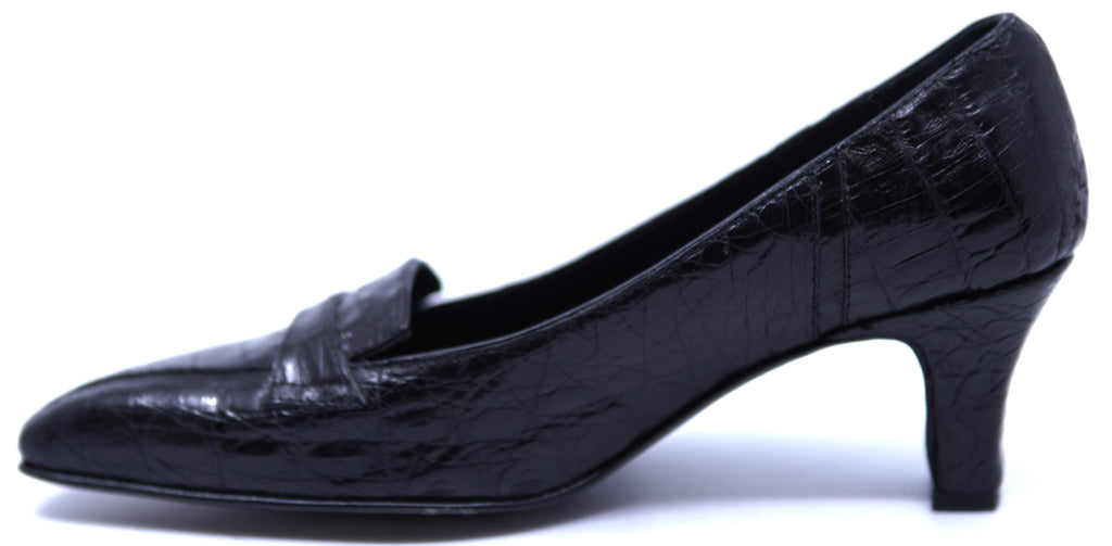 Genuine Crocodile Heel 6-US Women's image 1