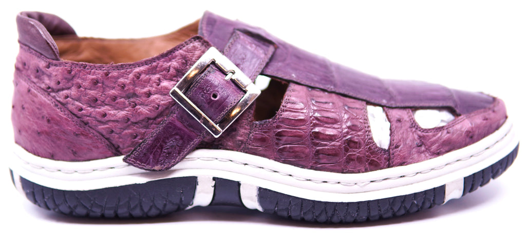 Genuine Alligator & Ostrich Sneaker Sandals image 0