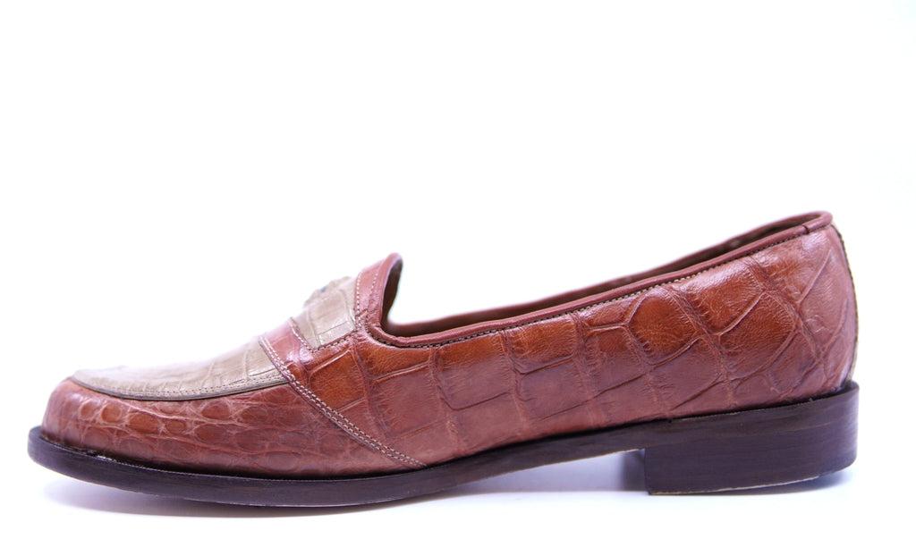 Full Alligator Loafer with Eyes US 12 image 2
