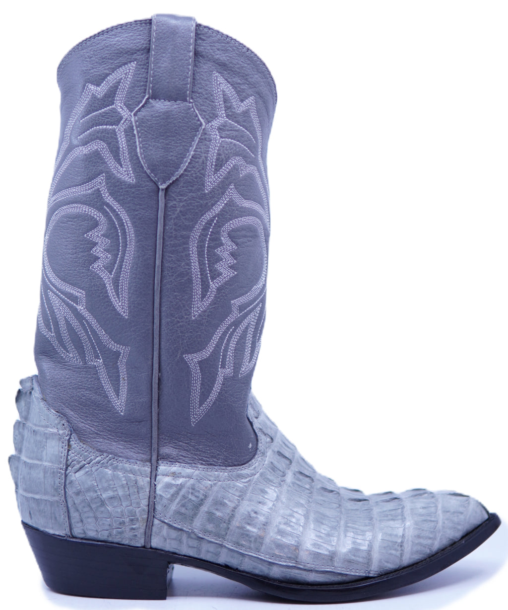 Genuine Caiman Tail Cowboy Boots image 0