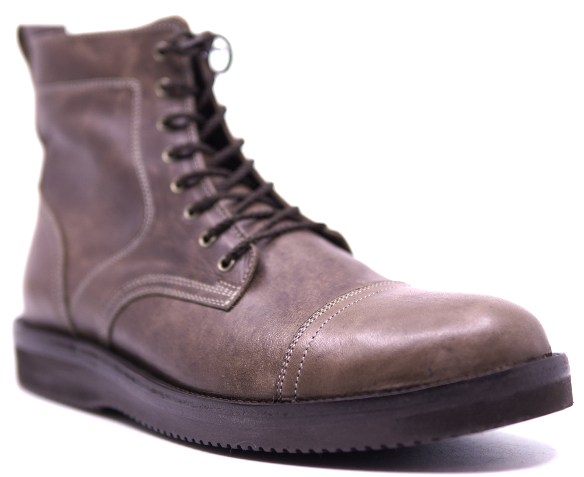 Genuine Leather Boot Cap Toe 9.5-US Men's image 2