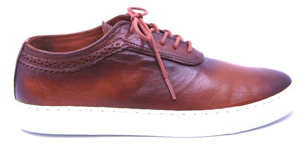 Cognac Leather Sneaker image 0