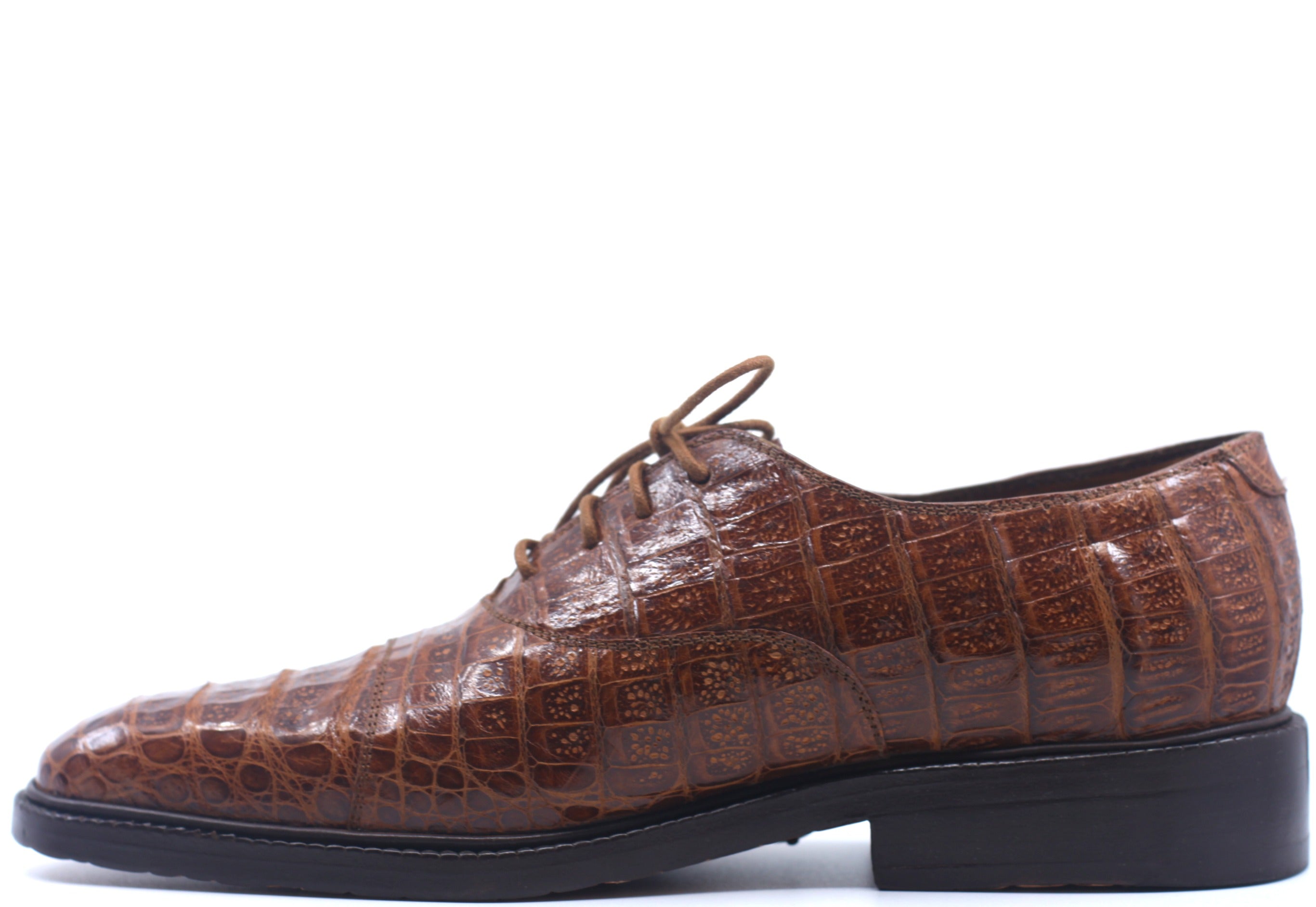 Full Cognac Croc Dress Shoes US 9.5 image 2