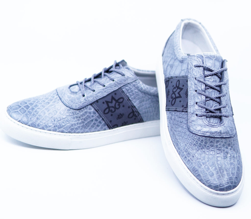 Full Grey Alligator Sneaker US Men's 10.5 image 3