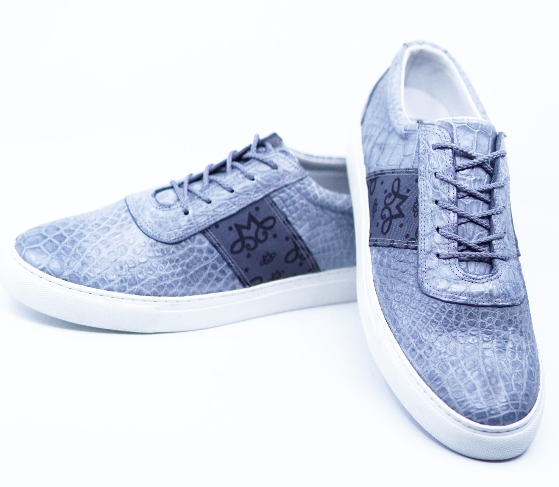 Full Grey Alligator Sneaker US Men's 10.5 image 3