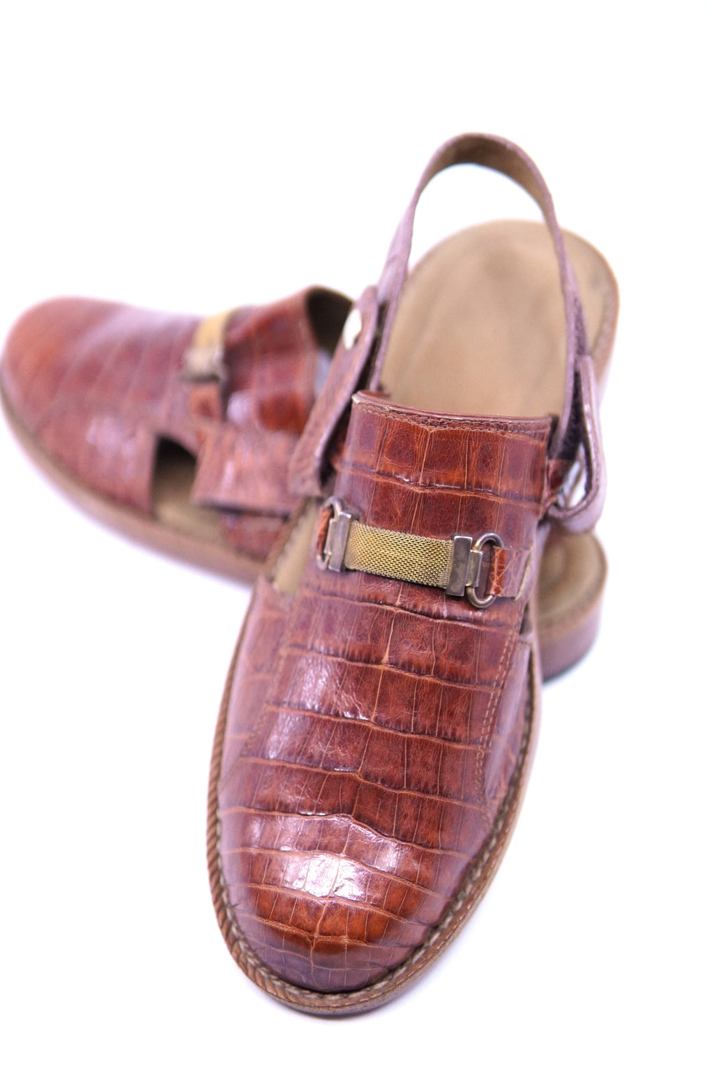 Cognac Crocodile Belly US 7 image 3