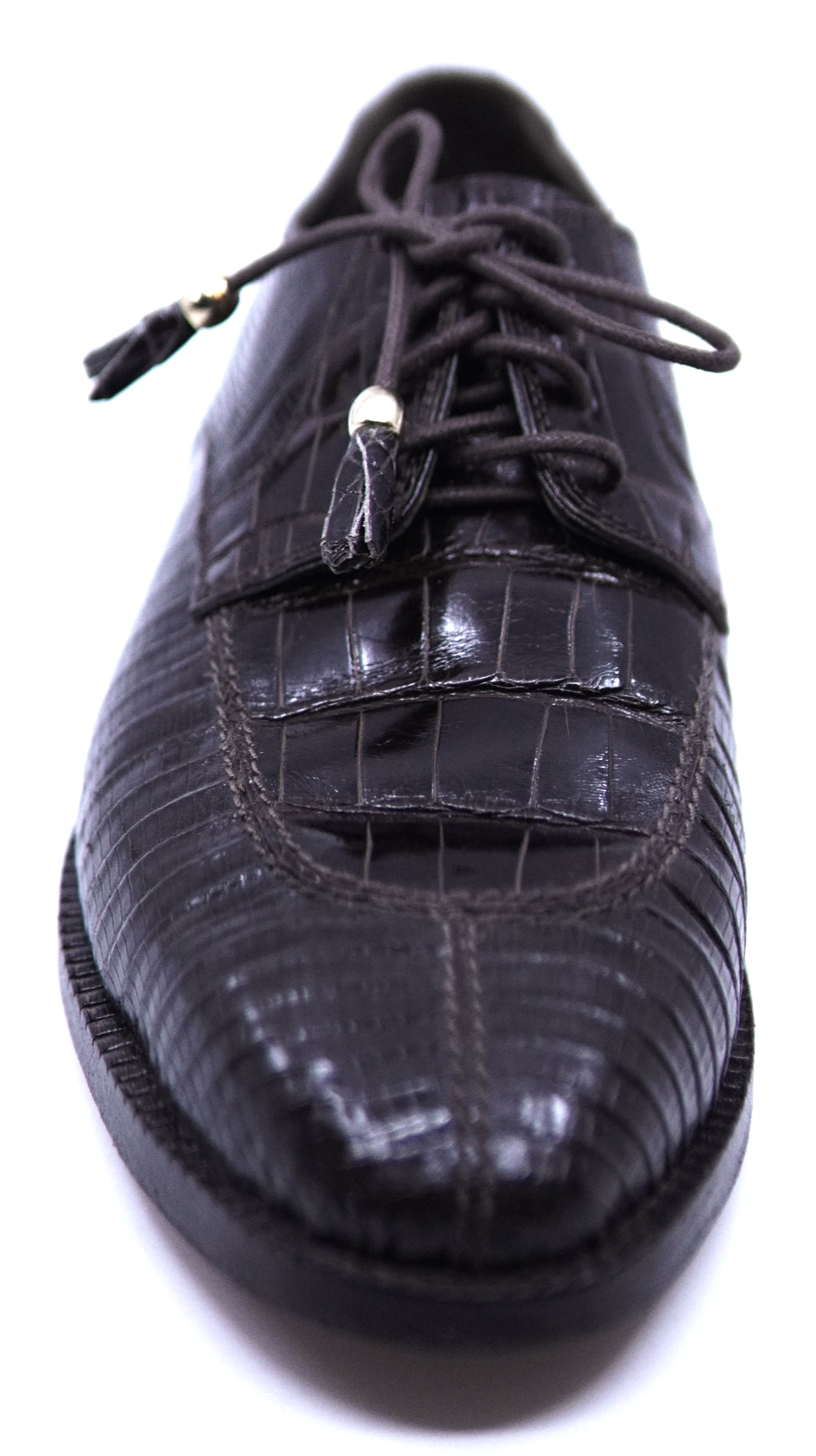 Dark Brown Crocodile & Lizard Dress Shoe image 3