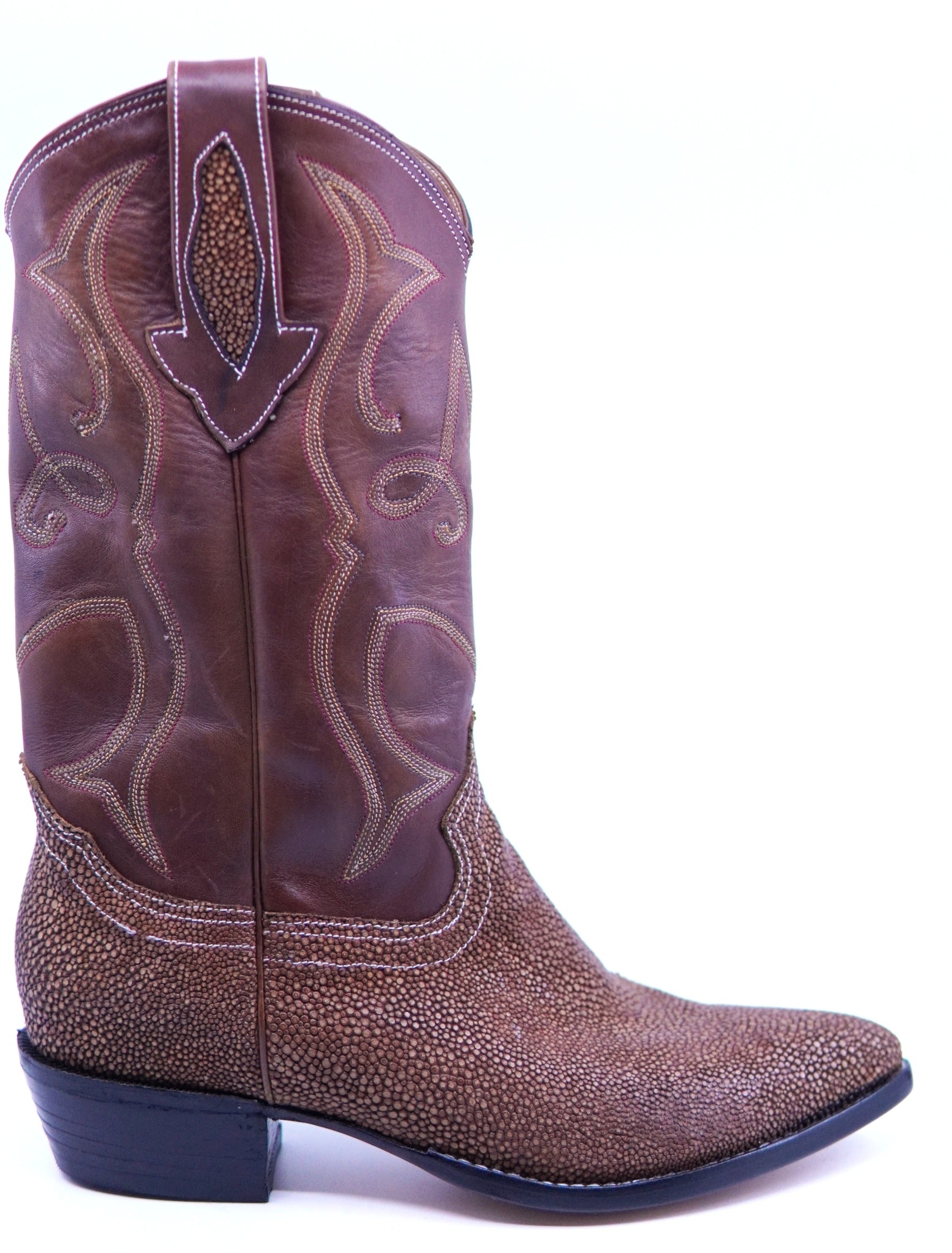 Stingray Textured Leather Cowboy Boots image 4