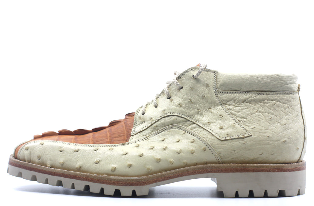 Ostrich and Caiman Tail Boot US Men's 10 image 1
