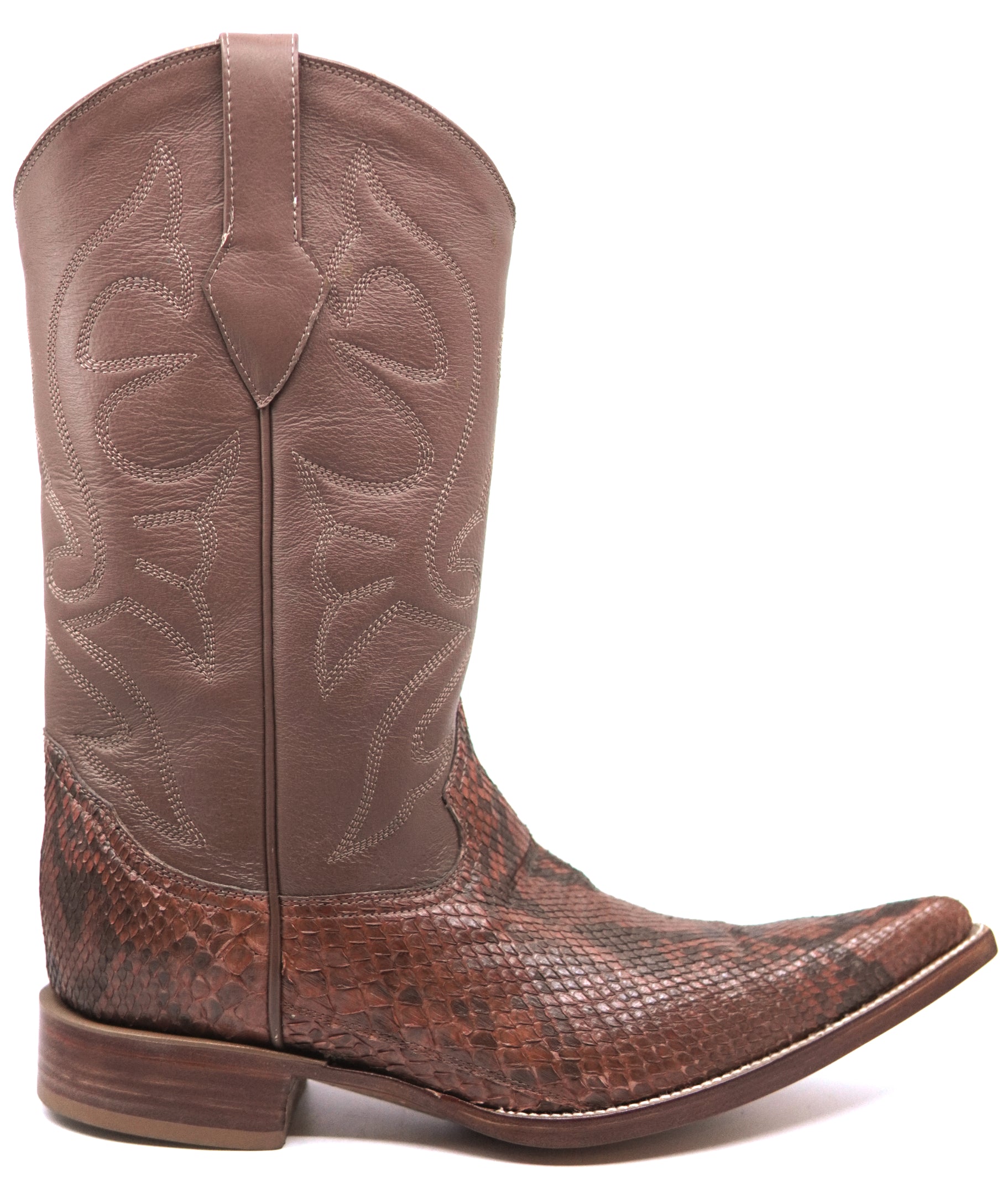 Snake Pointed Toe Cowboy Boots image 0