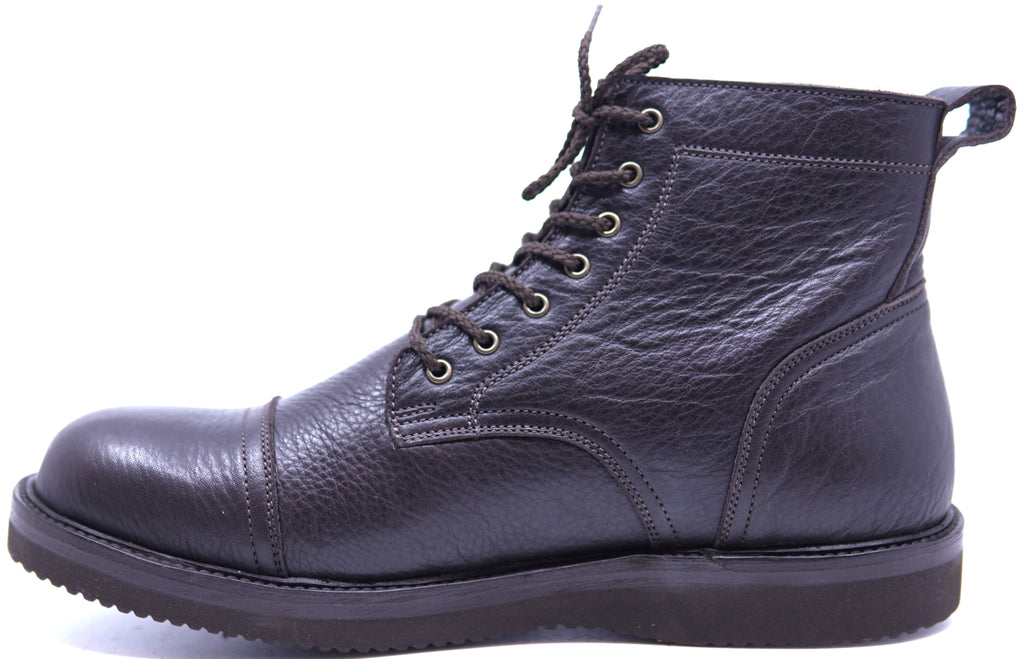 Genuine Leather Cap Toe Boots 9-US Men's image 1