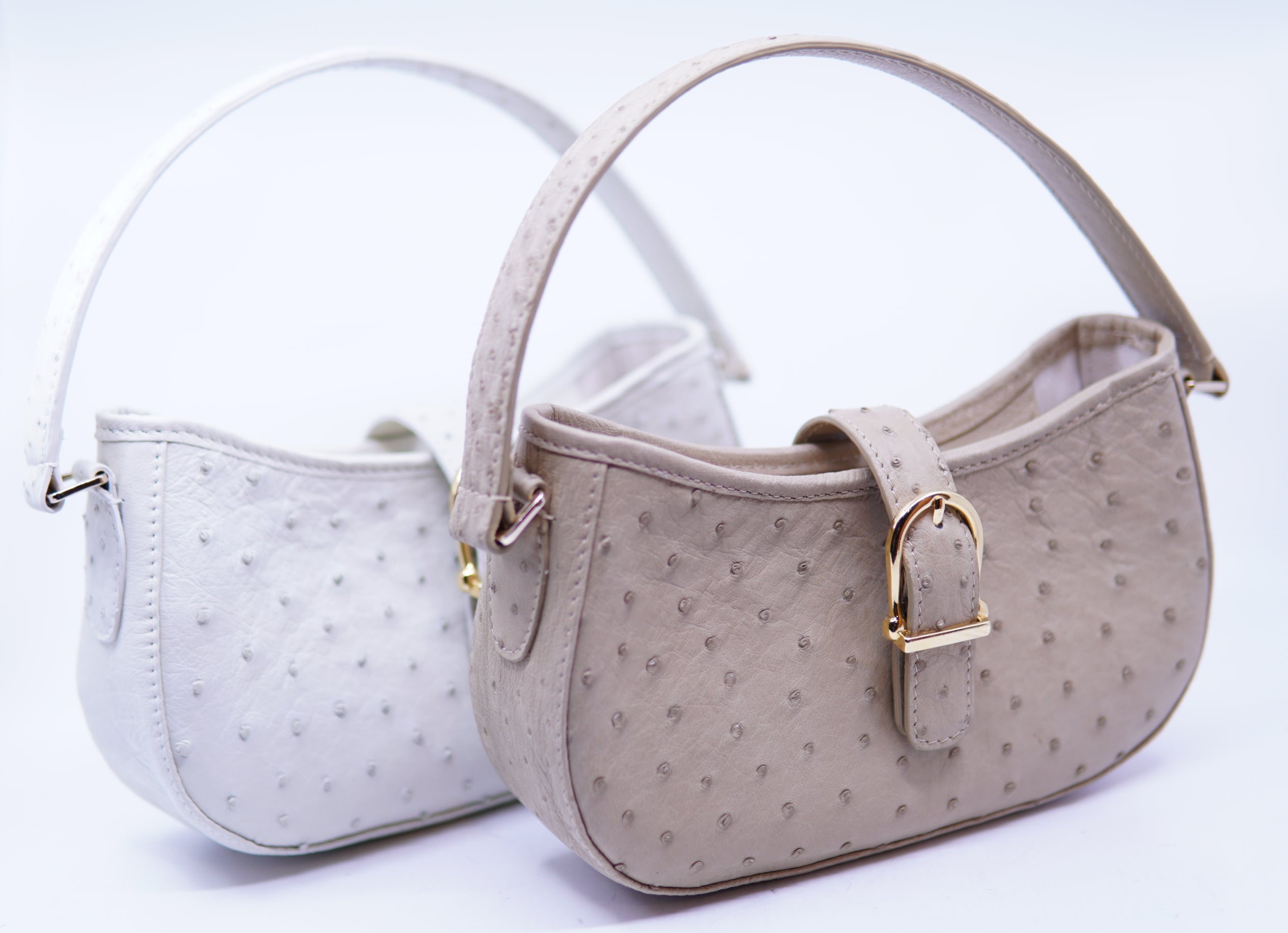 Genuine Ostrich Small Handbag Purse image 8