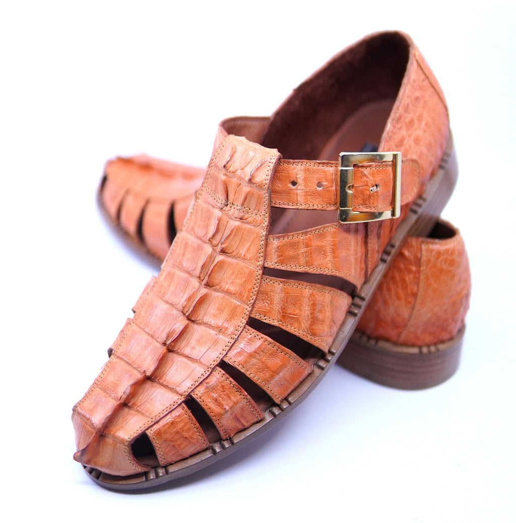 Orange HB Croc Sandals US Men's 10 image 1