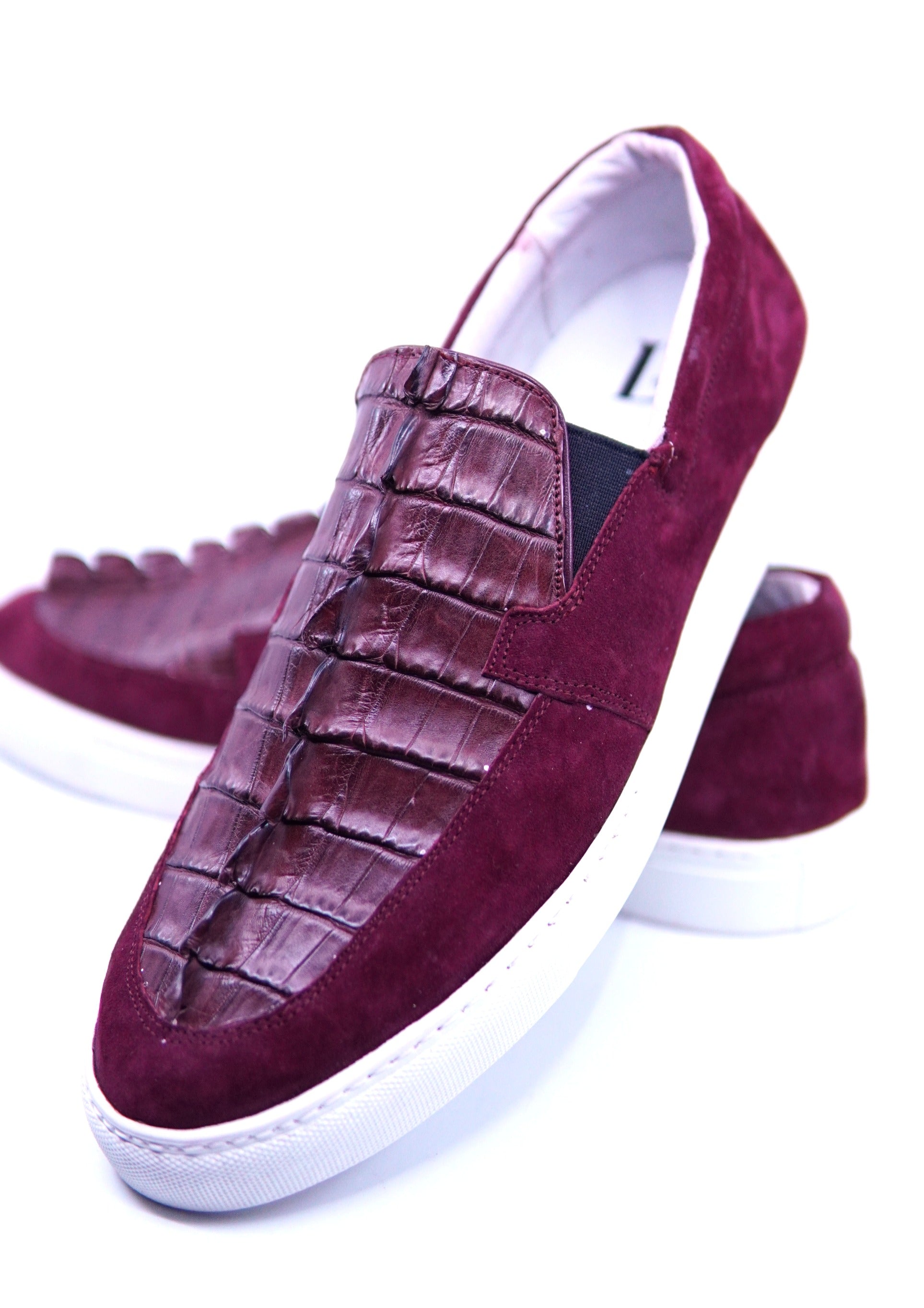 Suede & Croc Tail Sneakers US 10 image 3