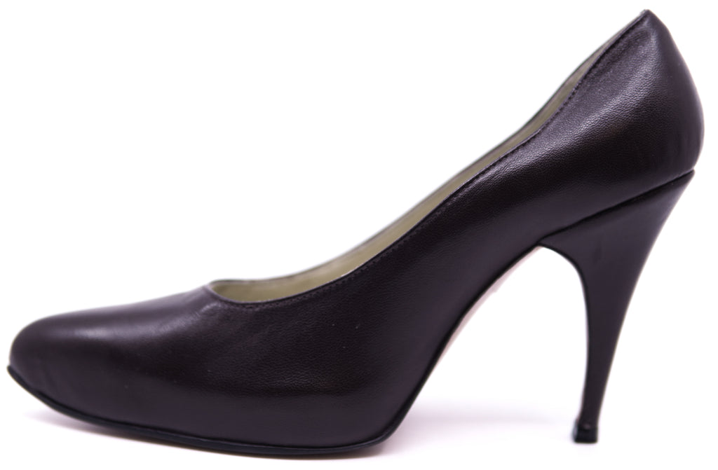 Genuine Full Brown Leather Heel US10 image 1
