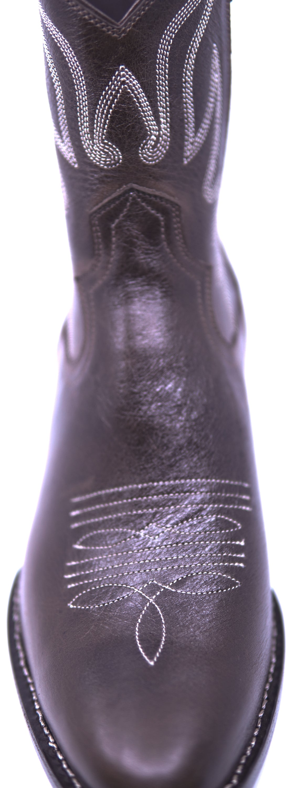 Dark Brown Leather Botin image 4