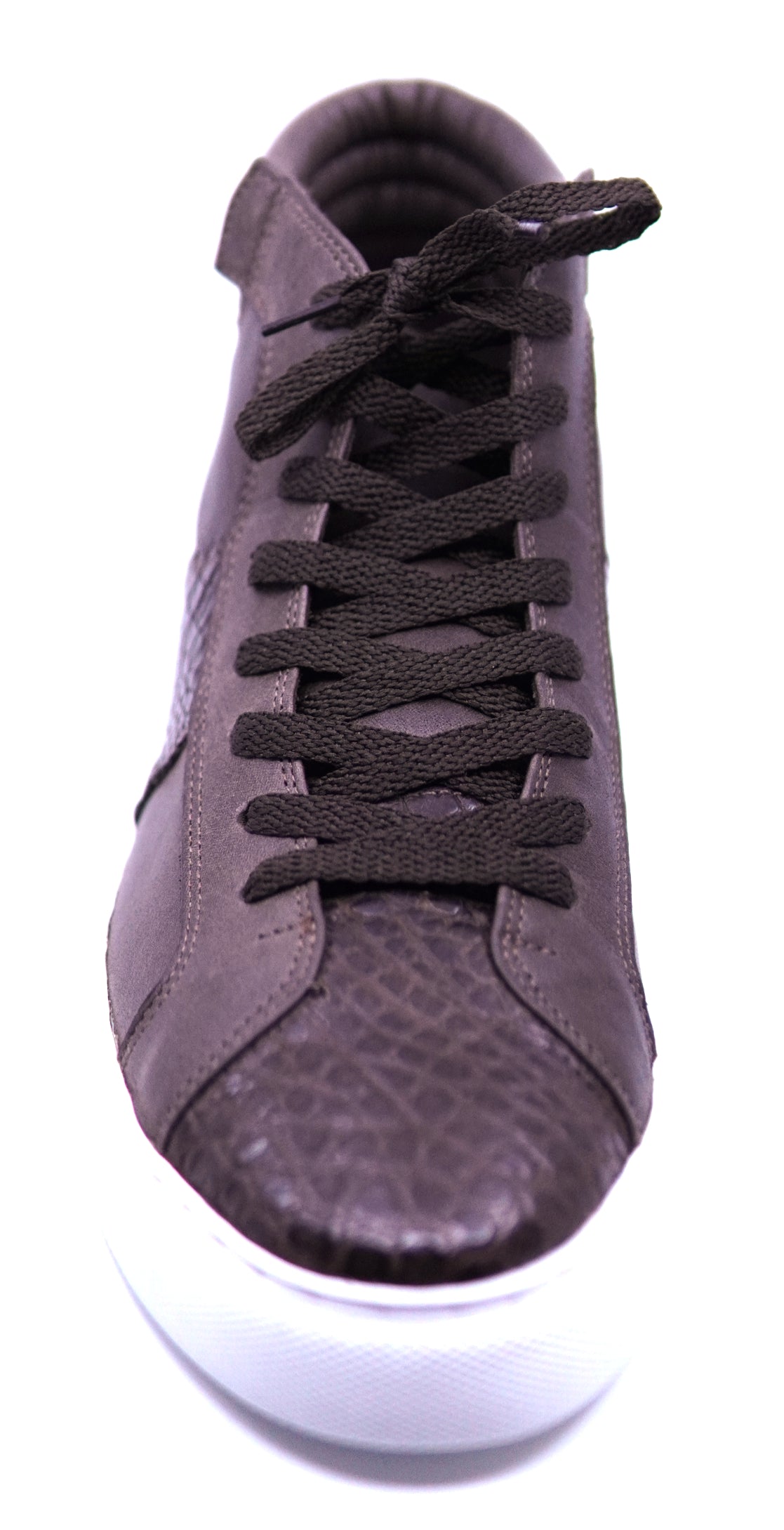 Crocodile & Leather High Top Sneaker image 3