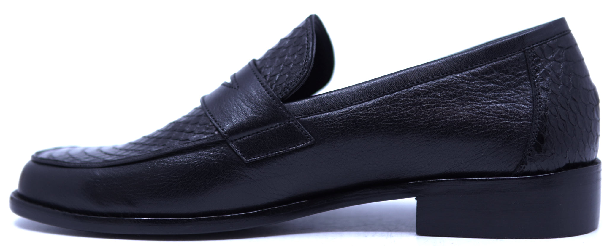 Genuine Python & Leather Loafer 10-US Men's image 1