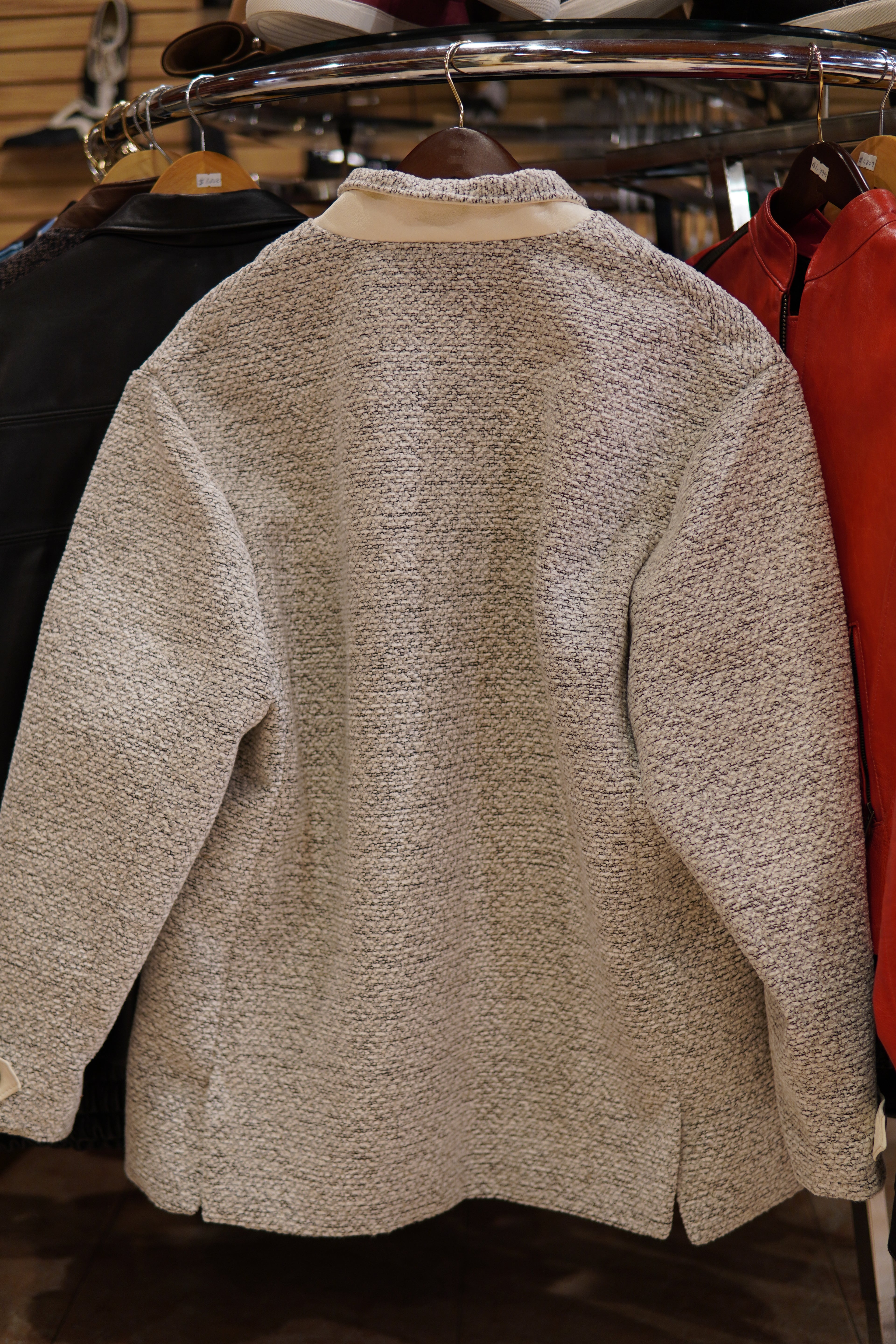 Grey Marled Coat US XXXL image 4