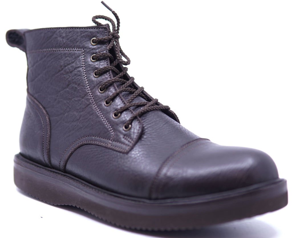 Genuine Leather Cap Toe Boots 9-US Men's image 2