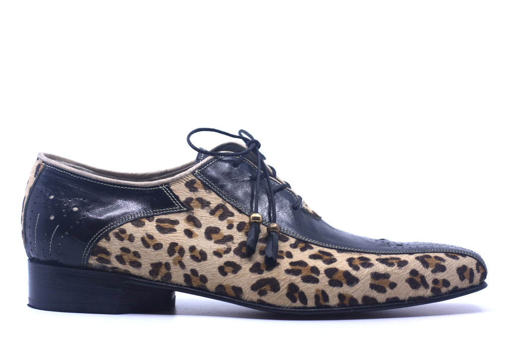 Cheetah Print and Leather Dress Shoes image 0