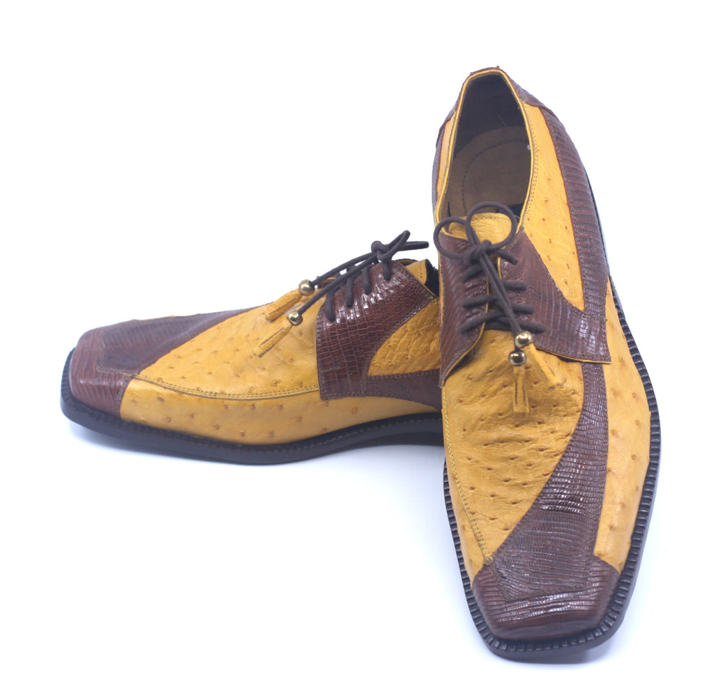 Genuine Ost/Lizard Dress Shoes US Men's 10 image 3