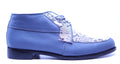 Leather and Snake Ankle Boot image 0