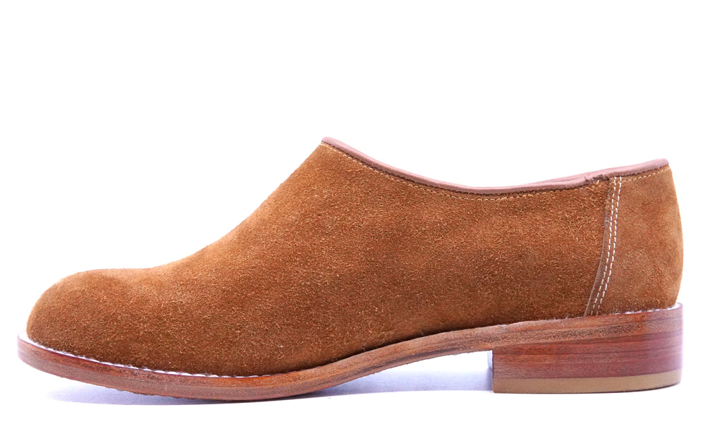 Cognac Suede Clog US Women's 9 image 3