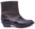Brown Ostrich Botin image 0