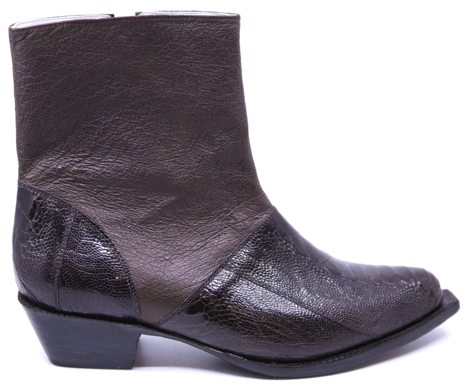 Brown Ostrich Botin image 0