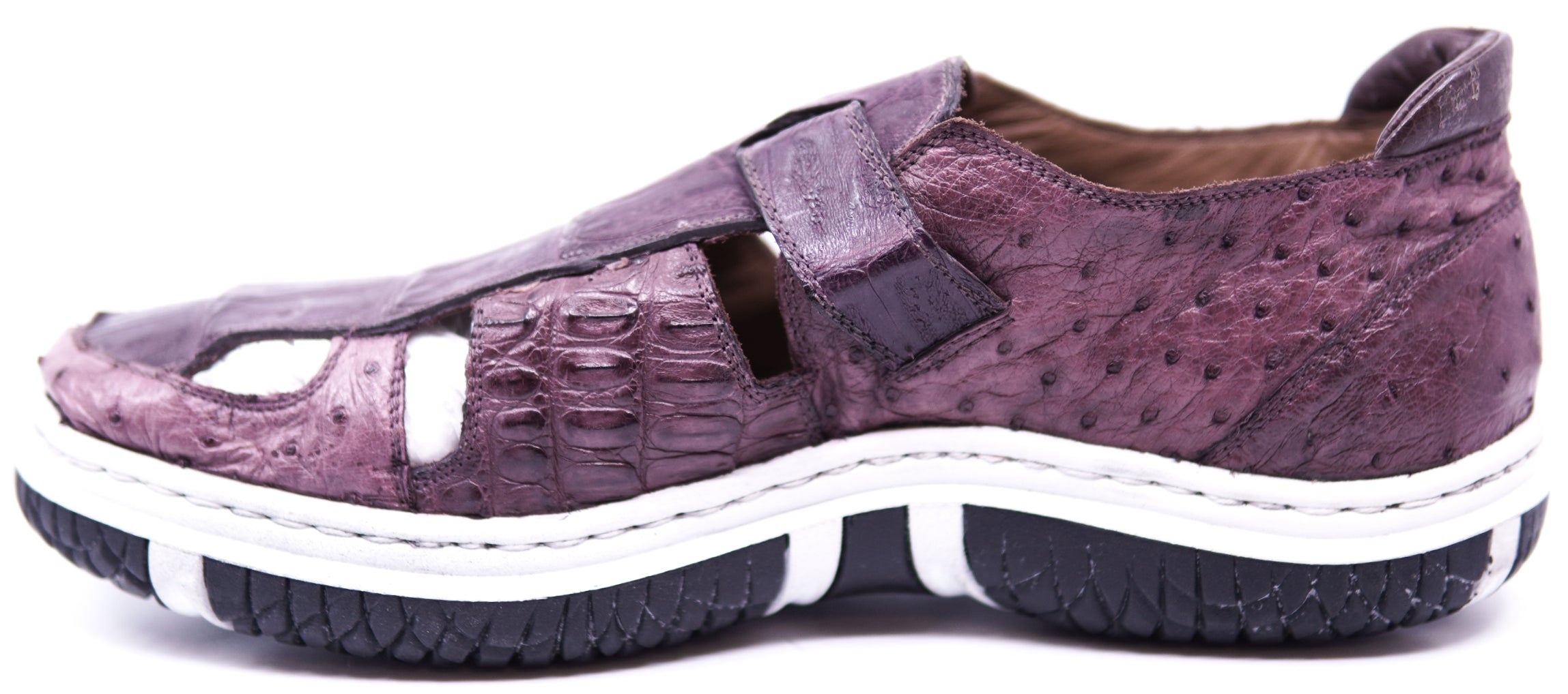 Genuine Alligator & Ostrich Sneaker Sandals image 1
