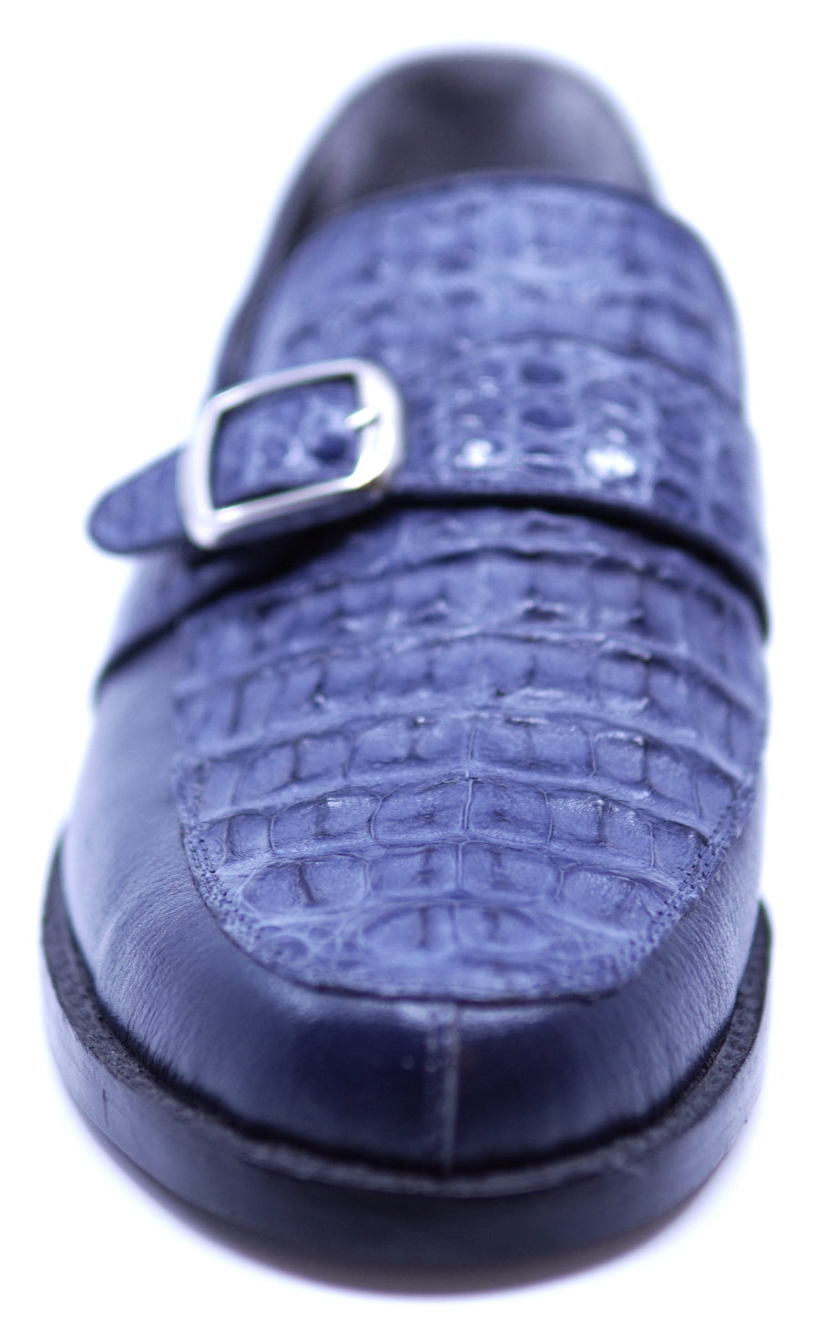 Genuine Hornback Crocodile & Leather Loafer Dress Shoe image 3